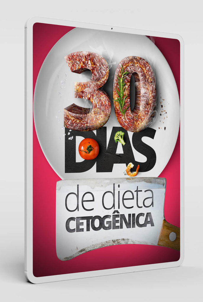 Capa criada pela Agência de Marketing Digital Asirios para o programa 30 Dias de Dieta Cetogênica